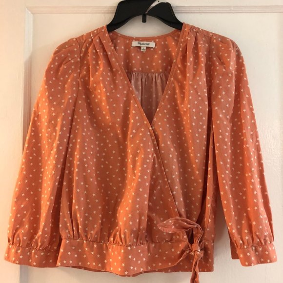 Madewell Tops - Madewell Star Scatter Wrap Top
